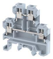 TERMINAL BLOCK, DIN RAIL, 4POS, 12AWG