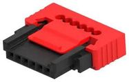 IDC CONN, RCPT, 6POS, 1ROW, 1.27MM