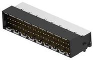 MEZZANINE CONN, R/A PLUG, 50POS, 2ROW