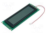 Display: LCD; graphical; 240x64; STN Positive; gray; 180x65x12.3mm RAYSTAR OPTRONICS