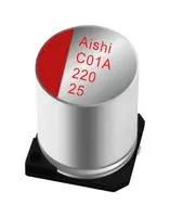 CAP, 120UF, 35V, ALU ELEC, HYBRID, SMD