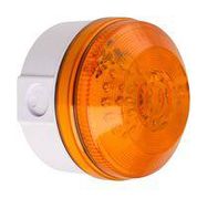 BEACON, CONTINUOUS/FLASHING, 30V, AMBER