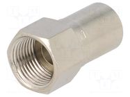 Connector: F; plug; male; crimped; for cable; straight; RG6 TELESTE