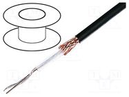 Wire: coaxial; RG62AU; wire; CCS; PVC; black; 6.2mm HELUKABEL