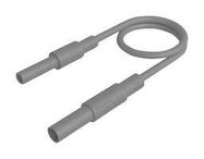 TEST LEAD, 4MM PLUG TO SKT, GREY, 1M