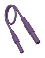 TEST LEAD, 4MM PLUG TO SKT, VIOLET, 1M