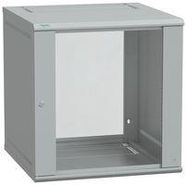 19" WALL CABINET, 12U, STEEL, LIGHT GREY