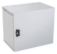 19" WALL CABINET, 18U, STEEL, LIGHT GREY