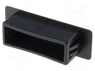 Stopper; black; -40÷85°C; polyamide; UL94V-2; A: 34.7mm; E: 1.5mm ESSENTRA
