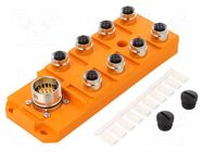 Distribution box; M12; PIN: 5; socket; 30VDC; 4A; ASBSV; IP67; IN: 8 LUMBERG AUTOMATION