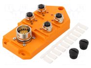 Distribution box; M12; PIN: 5; socket; 60VDC; 4A; ASBSV; IP67; IN: 4 LUMBERG AUTOMATION
