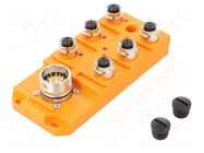 Distribution box; M12; PIN: 5; socket; 60VDC; 4A; ASBS; IP67; IN: 6 LUMBERG AUTOMATION