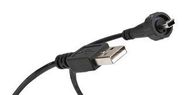 USB CABLE, 2.0, A PLUG-MINI B PLUG, 2M