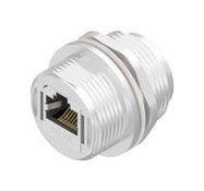 IN-LINE COUPLER, RJ45 JACK, 8P8C, CAT5E