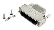 D SUB BACKSHELL, 180DEG, DB, NYLON