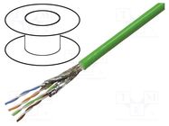 Wire; S/FTP; 4x2x23AWG; industrial Ethernet,PROFINET; 6a; wire; Cu HARTING