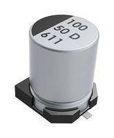 ELEC CAP, 22UF, 50V, RADIAL CAN-SMD