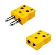 THERMOCOUPLE CONN, TYPE K, PLUG/RCPT