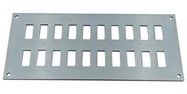 FACE PLATE, 20POS, 175X75X2MM, ALUM