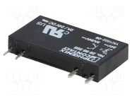 Relay: solid state; Ucntrl: 19.2÷28.8VDC; 3A; 3÷33VDC; socket,THT PHOENIX CONTACT