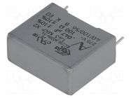 Capacitor: polypropylene; X2; 47nF; 275VAC; 7.5x14.5x18mm; THT KEMET