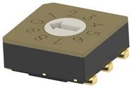 ROTARY CODED SW, 10POS, 0.02A/20V, SMD