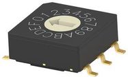 ROTARY CODED SW, 16POS, 0.02A/20V, SMD