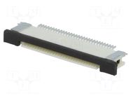 Connector: FFC/FPC; SMT; 0.4A; 100V; PIN: 30; 0.5mm; horizontal; 30mΩ ADAM TECH