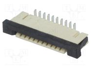 Connector: FFC/FPC; vertical; PIN: 10; ZIF; SMT; 0.5A; 30mΩ; -40÷85°C ADAM TECH