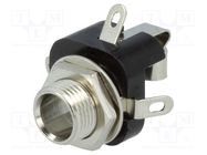 Connector: Jack 6,3mm; socket; female; stereo; ways: 3; straight LUMBERG