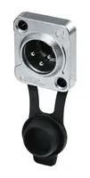 XLR CONN, PLUG, 3POS, PANEL MOUNT