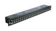 PATCH PANEL, 1/4 INC MODULAR, RACK MOUNT