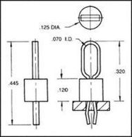 TEST POINT, PCB, THROUGH HOLE