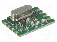 Module: RF; FM transmitter; FSK,GFSK,OOK; 868MHz; I2C; 1.8÷3.6VDC HOPE MICROELECTRONICS