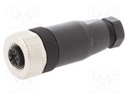 Connector: M12; plug; PIN: 4; female; A code-DeviceNet / CANopen MURR ELEKTRONIK