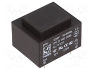 Transformer: encapsulated; 1.2VA; 230VAC; 12V; 100mA; PCB; BVEI HAHN