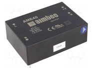 Converter: AC/DC; 40W; Uin: 90÷264VAC,130÷370VDC; Uout: 5VDC; 80% AIMTEC