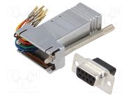 Transition: adapter; D-Sub 9pin female,RJ45 socket ENCITECH