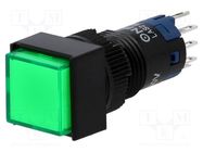 Switch: push-button; Pos: 2; SPDT; 0.5A/250VAC; 1A/24VDC; ON-(ON) ONPOW