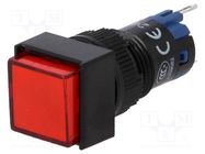 Switch: push-button; Pos: 2; SPDT; 0.5A/250VAC; 1A/24VDC; ON-(ON) ONPOW