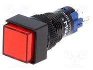 Switch: push-button; Pos: 2; SPDT; 0.5A/250VAC; 1A/24VDC; ON-ON ONPOW