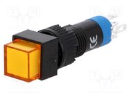 Switch: push-button; Pos: 2; SPDT; 0.5A/250VAC; 1A/24VDC; ON-(ON) ONPOW