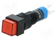 Switch: push-button; Pos: 2; SPDT; 0.5A/250VAC; 1A/24VDC; ON-(ON) ONPOW