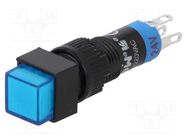 Switch: push-button; Pos: 2; SPDT; 0.5A/250VAC; 1A/24VDC; ON-ON ONPOW