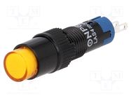 Switch: push-button; Pos: 2; SPDT; 0.5A/250VAC; 1A/24VDC; ON-(ON) ONPOW