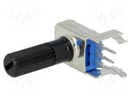 Potentiometer: shaft; single turn; 50kΩ; 125mW; ±20%; THT; 6mm SR PASSIVES