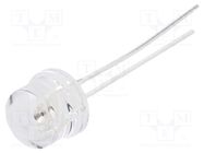 LED; 8mm; red; 1560÷2180mcd; 100°; Front: convex; 1.8÷2.6VDC OPTOSUPPLY