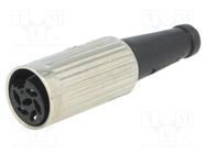 Connector: DIN; plug; female; PIN: 5; Layout: 240°; straight; 34V; 2A DELTRON