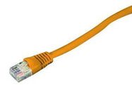 2 ORANGE CAT5E PATCH CABLE   350MHZ MOLDED CONNECTORS