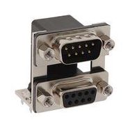 STACKED D SUB CONNECTOR, PLUG/RCPT, 9POS